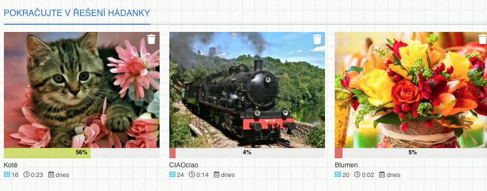 Přerušení a obnovení skládání