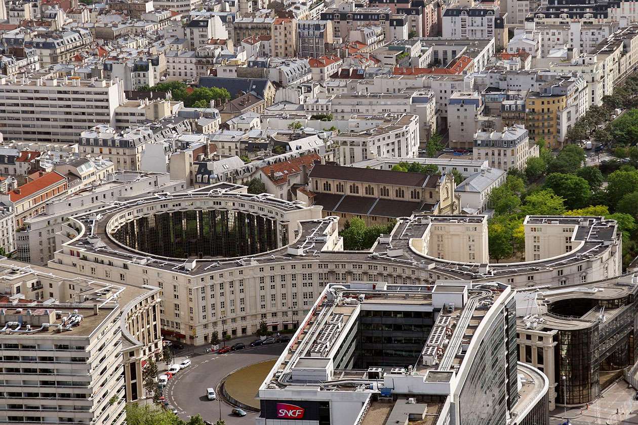 Paris från Tour Montparnasse (Frankrike) pussel online från foto