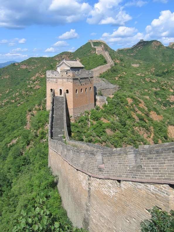 De Chinese muur puzzel van foto