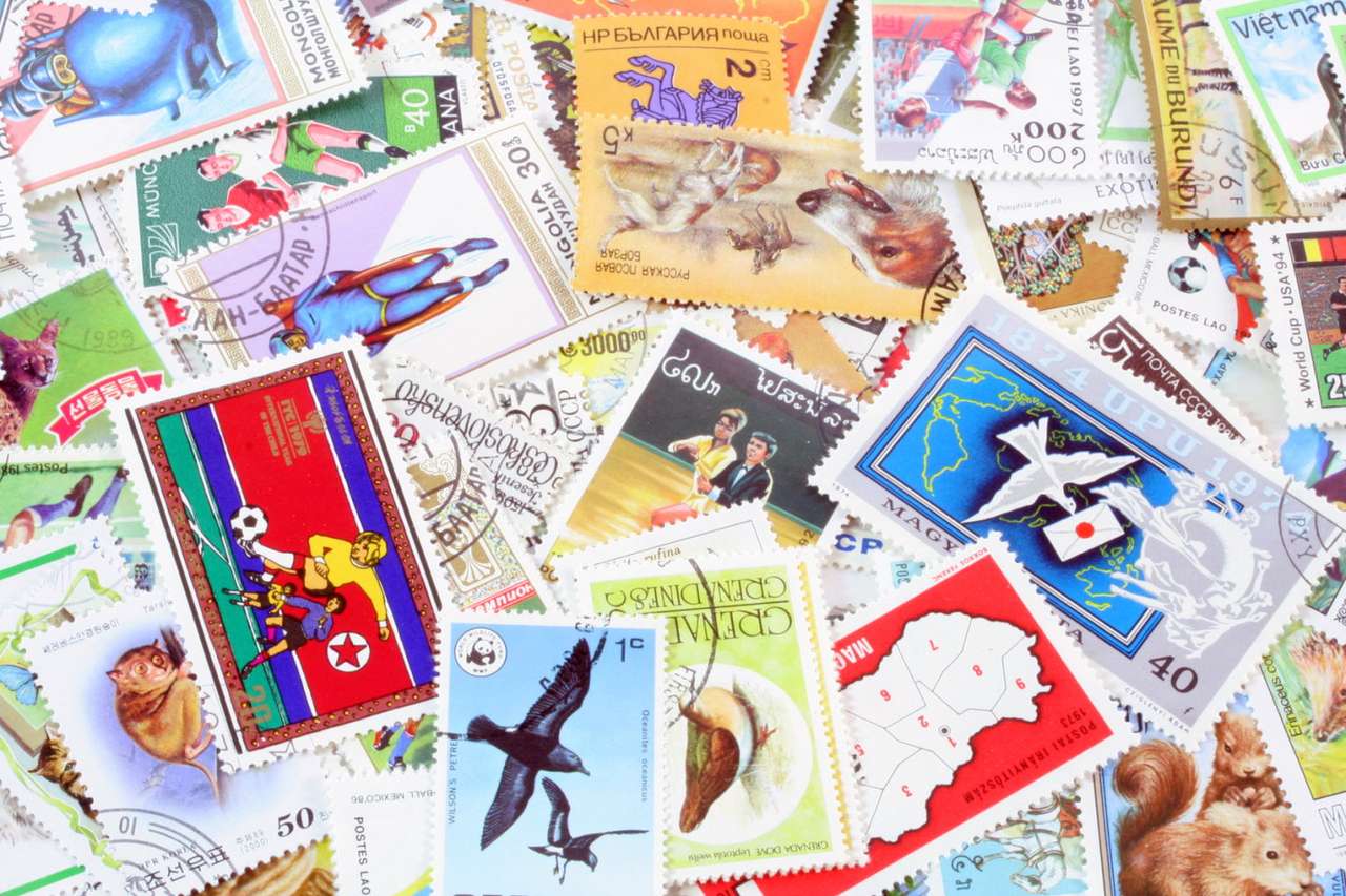 Poštovní známky online puzzle