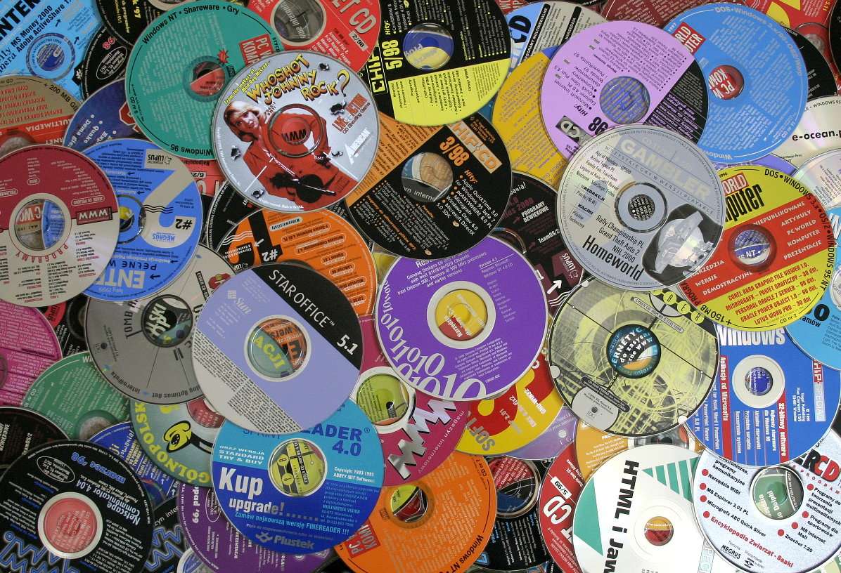 CD-ROMs puzzle online a partir de fotografia