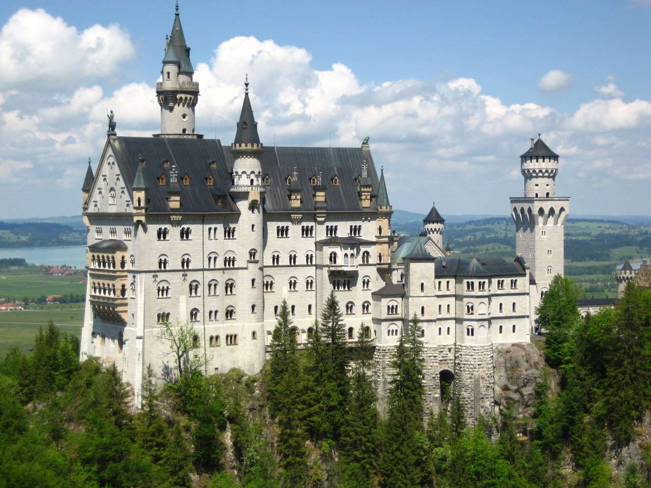 Замъкът Нойшванщайн (Германия) онлайн пъзел