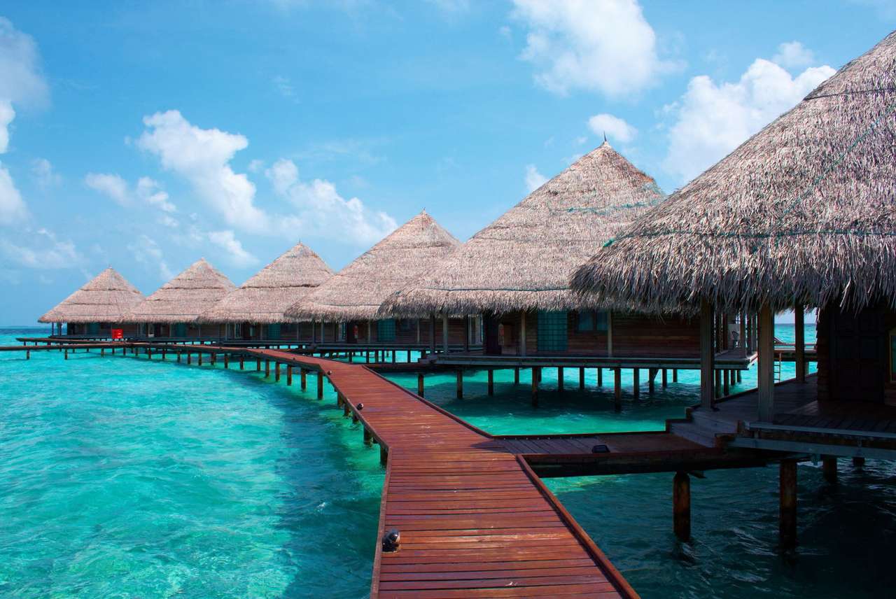Water Villas (Maldiven) online puzzel