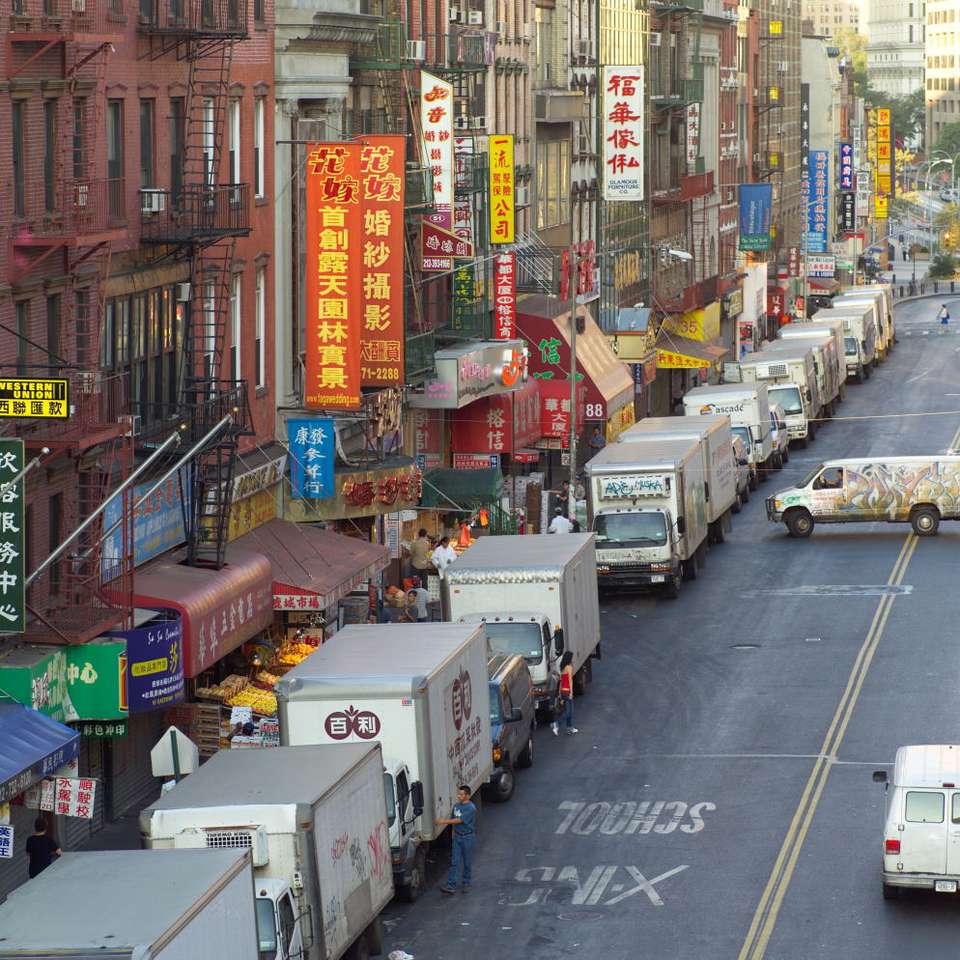 New York-i kínai negyed (USA) puzzle online fotóról