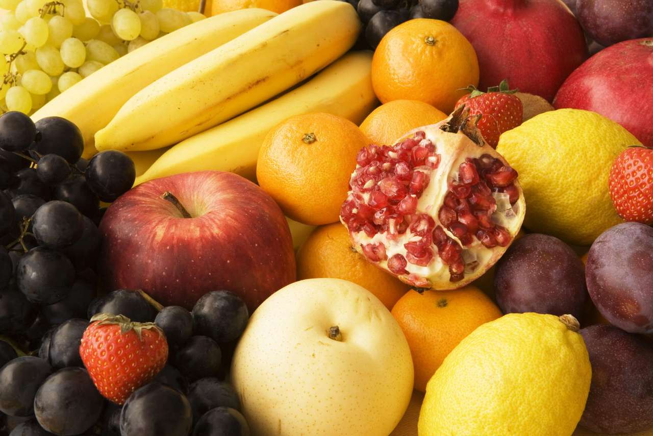Пресни и здравословни плодове онлайн пъзел