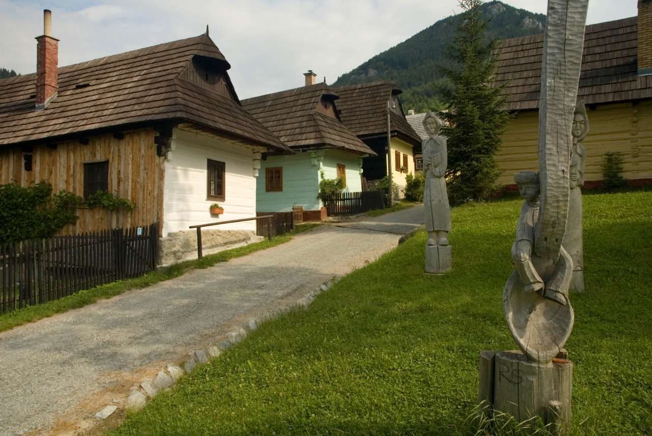 Vlkolinec (Slovakien) pussel online från foto