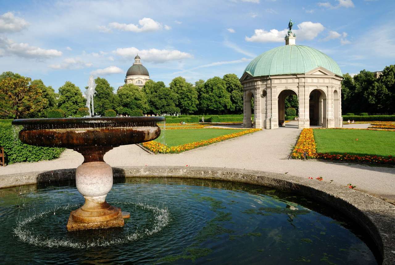 Hofgarten en Munich (Alemania) puzzle online a partir de foto