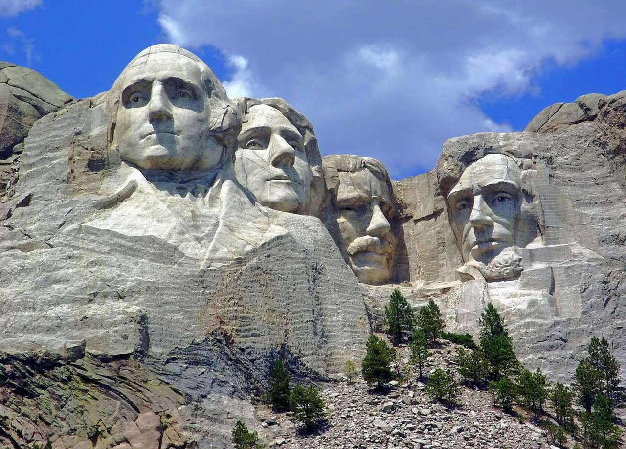 Mount Rushmore National Memorial (USA) Online-Puzzle