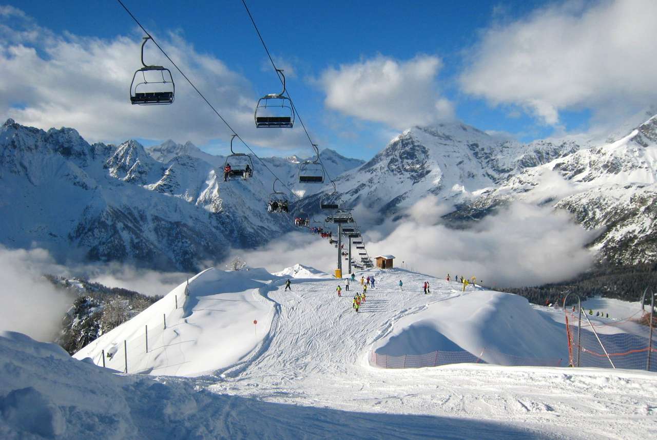 Ски зона (Италия) онлайн пъзел