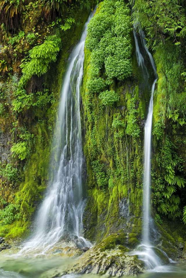 Salmon Creek Falls (EUA) puzzle online a partir de fotografia