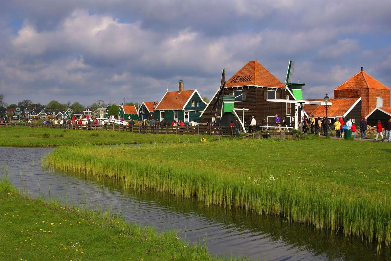 Zaanse Schans (Nederländerna) pussel online från foto