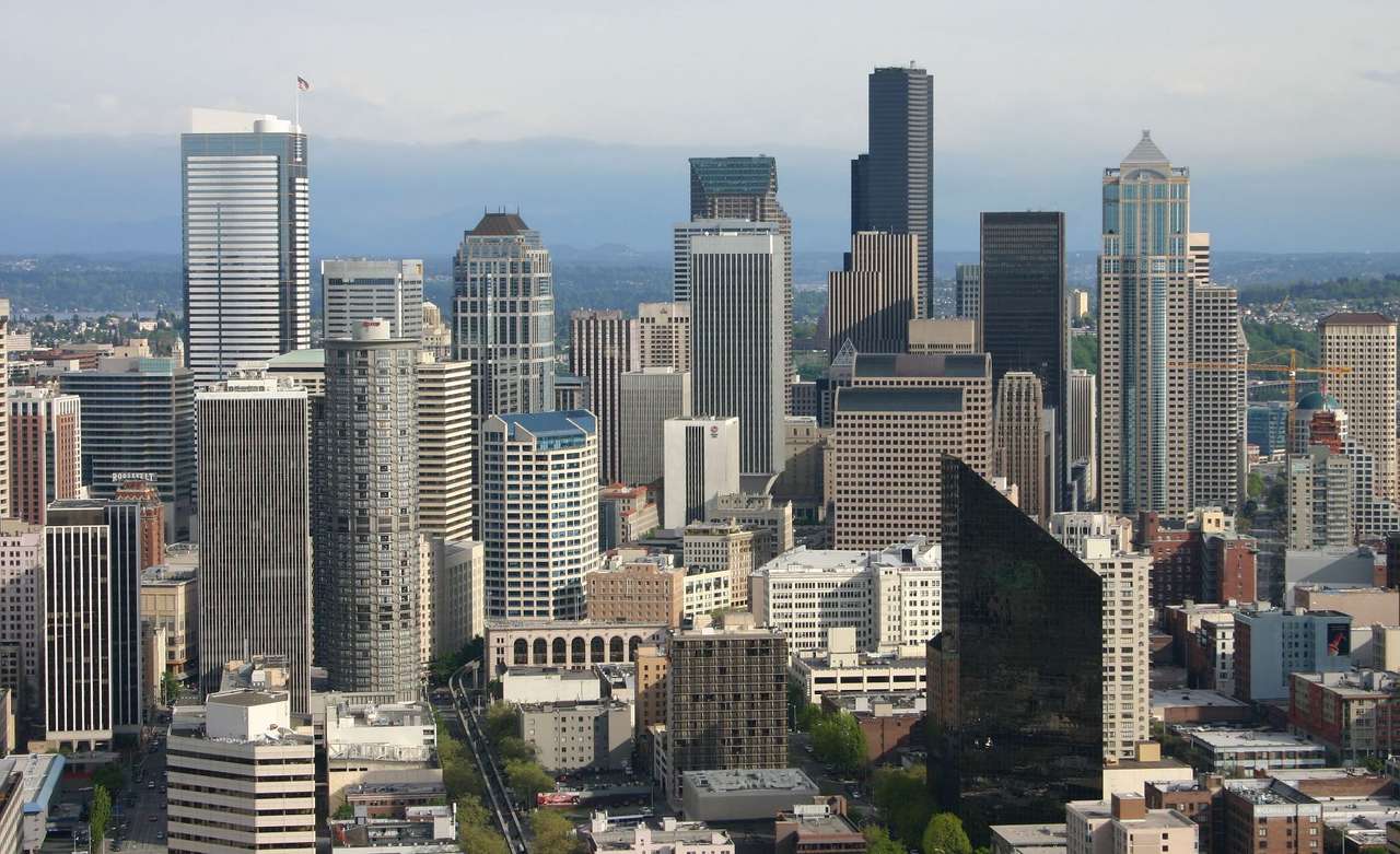 Seattle centrum (USA) Pussel online