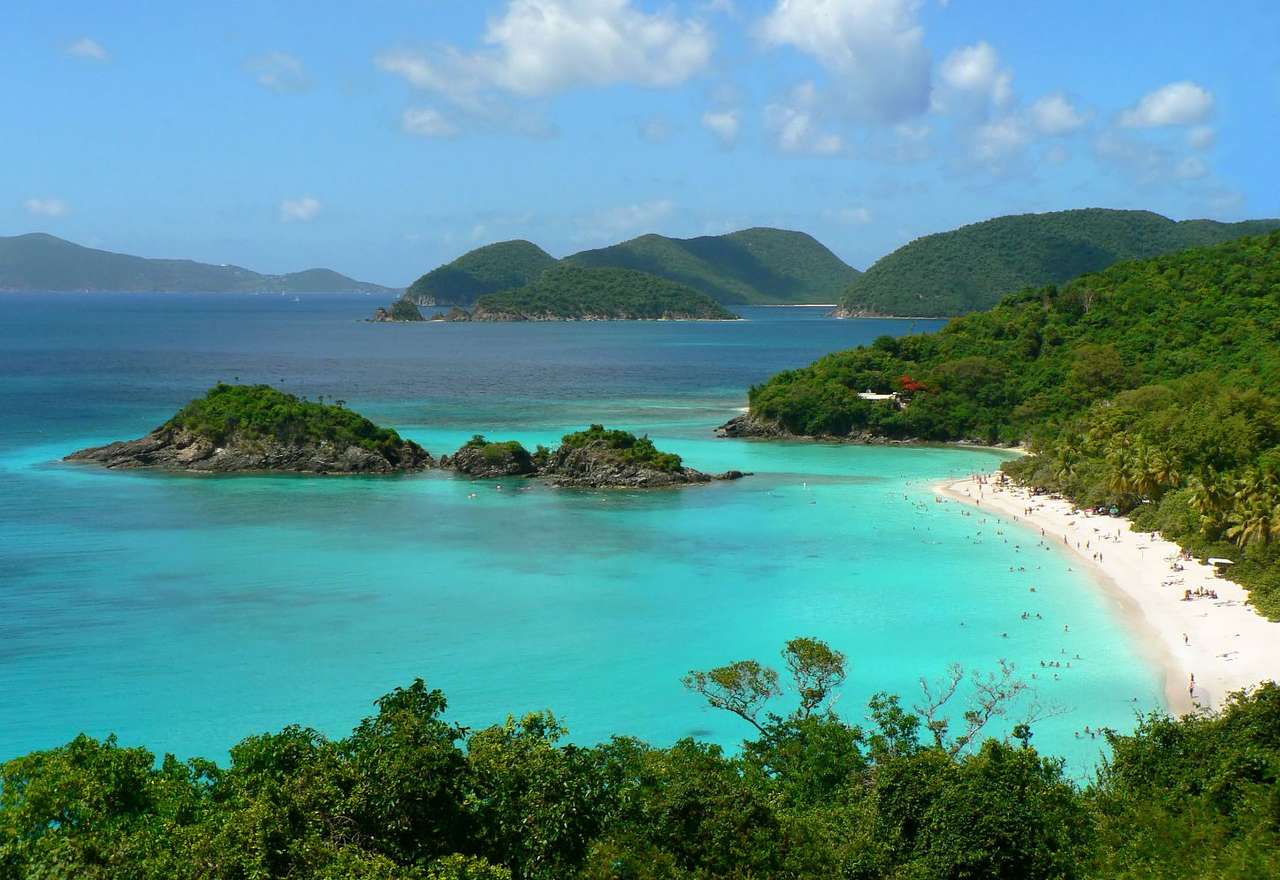 Trunk Bay (Virgin Islands) puzzle from photo