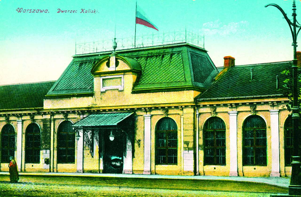 Σιδηροδρομικός σταθμός Kalisz online παζλ