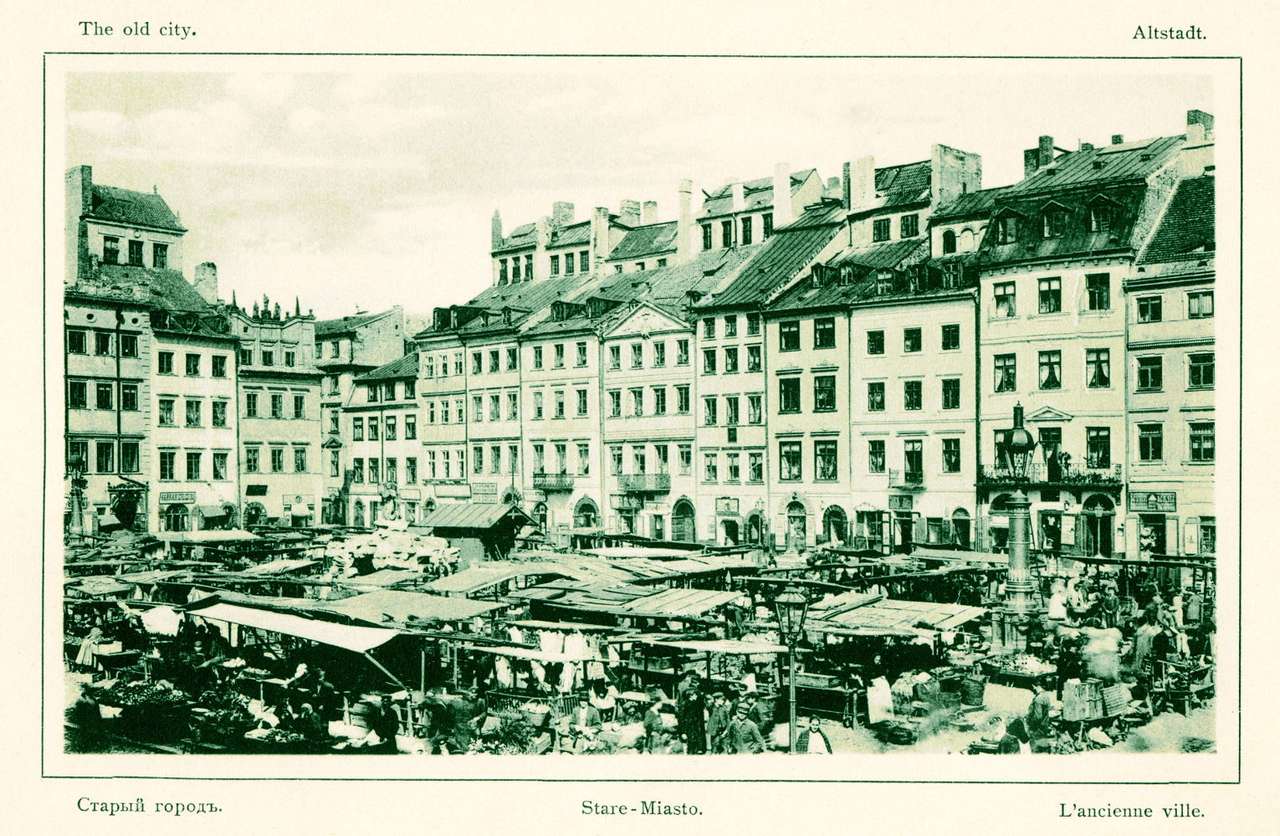 Piazza del mercato della città vecchia puzzle online da foto