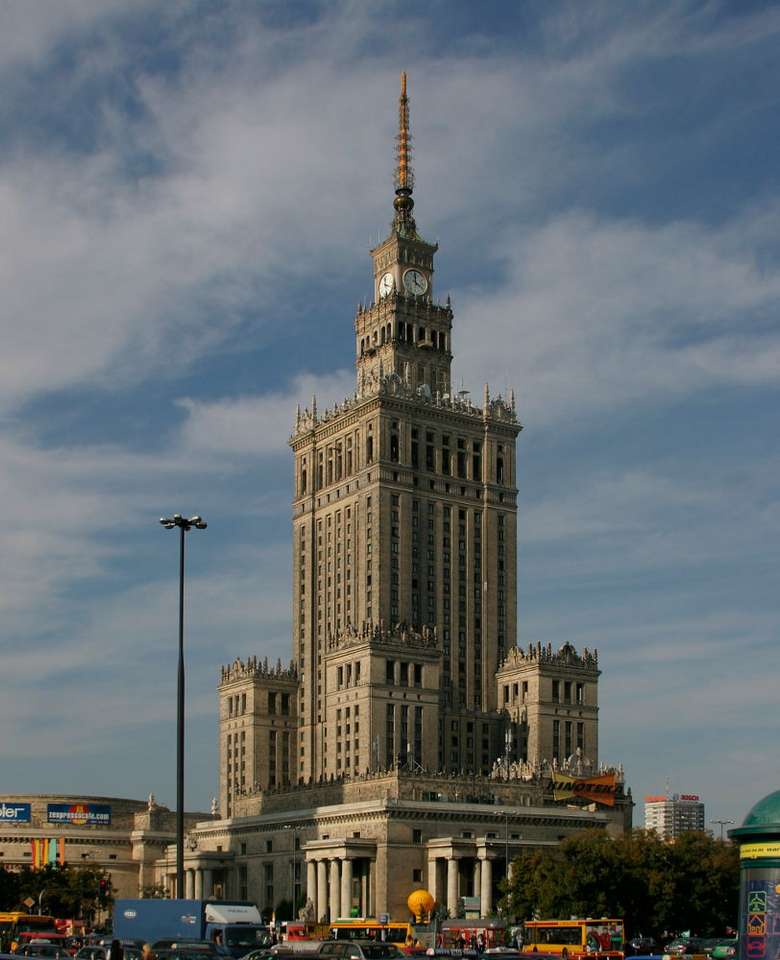 Palác kultury a vědy (Polsko) puzzle online z fotografie