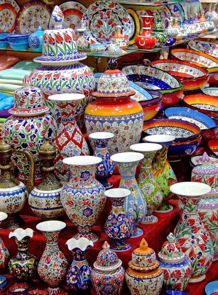 Turecký porcelán puzzle online z fotografie