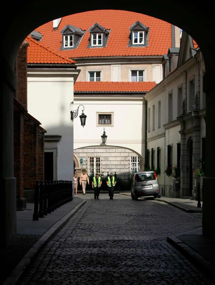 Dziekania Street in Warsaw (Poland) online puzzle
