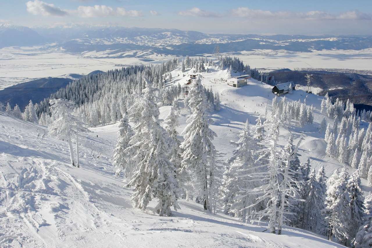 Zima v horách puzzle online z fotografie