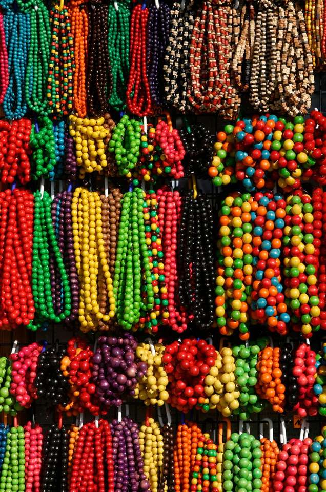 Colorful beads online puzzle