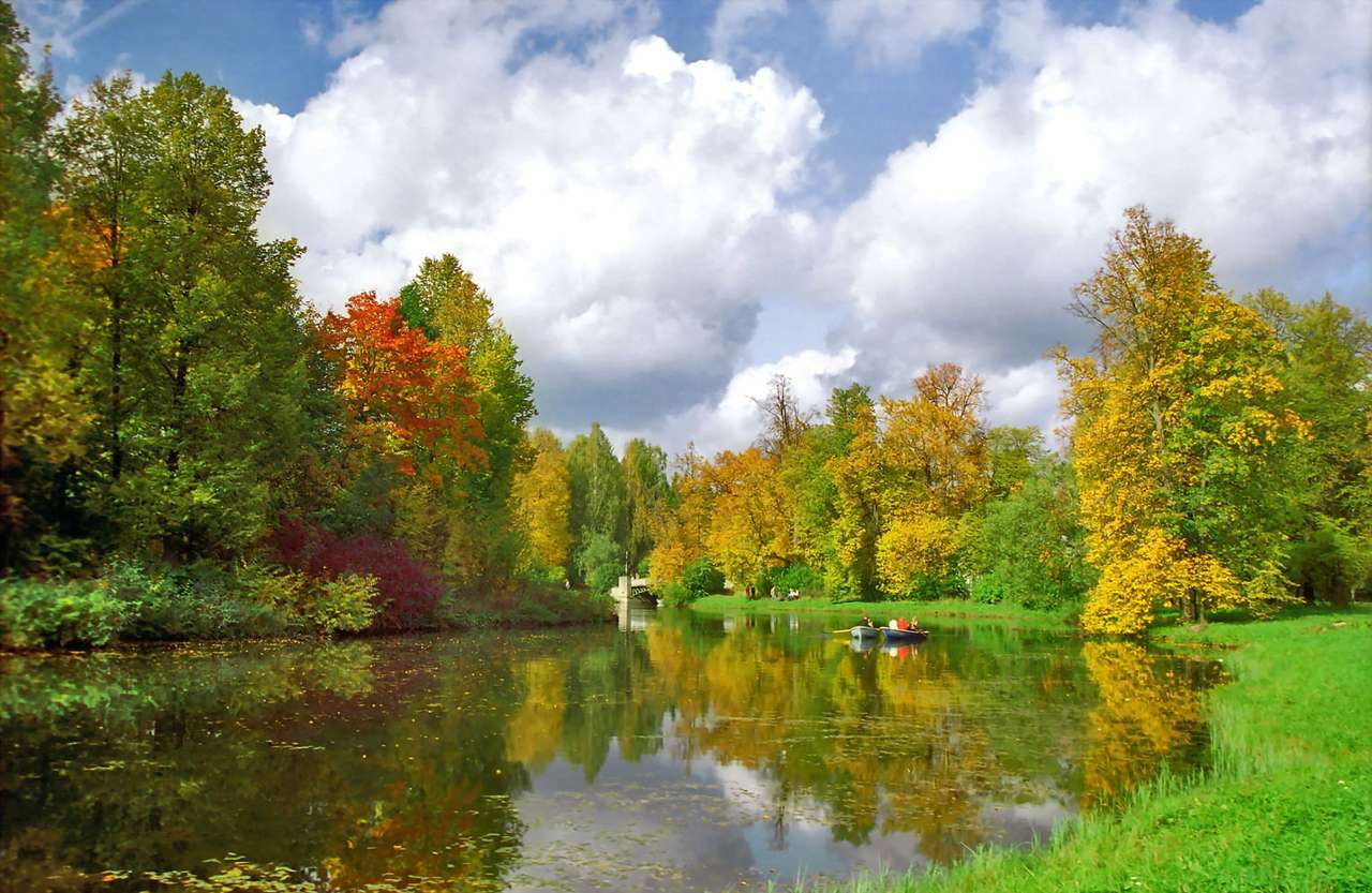Цветна есен онлайн пъзел от снимка