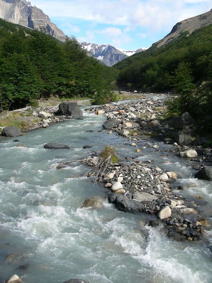 Fluss in Patagonien (Chile) Online-Puzzle