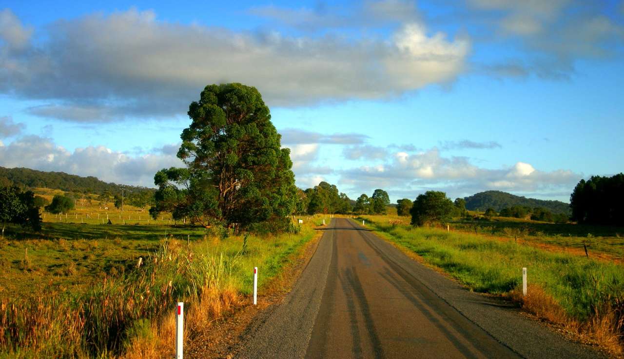 Route dans le comté de Noosa (Australie) puzzle en ligne à partir d'une photo