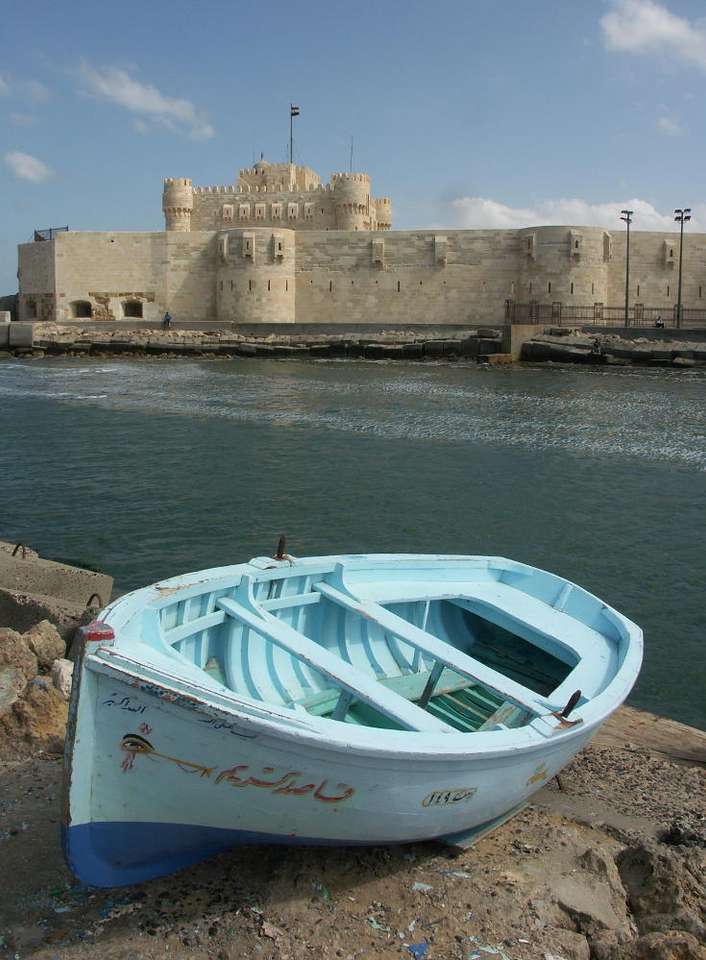 Крепостта Кайтбай (Египет) онлайн пъзел от снимка