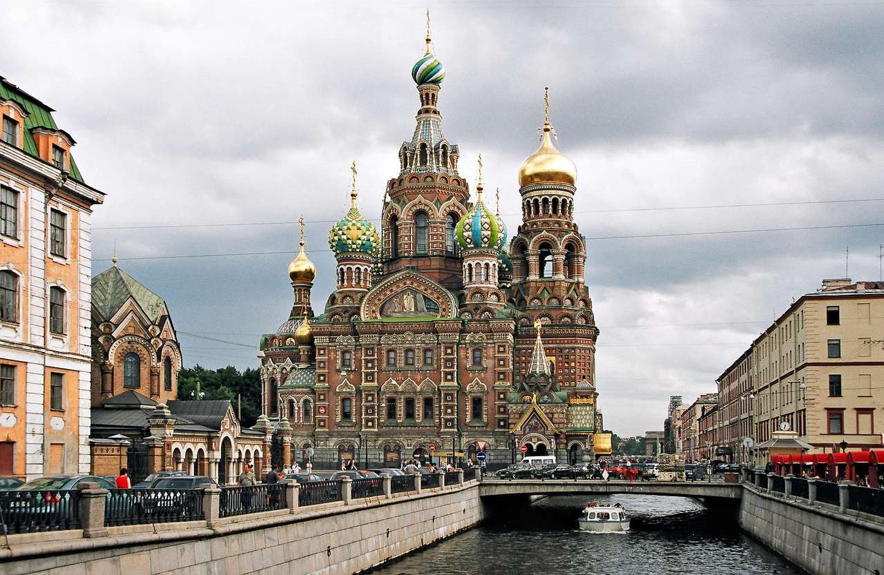 Катедрала "Възкресение Христово" (Русия) онлайн пъзел от снимка