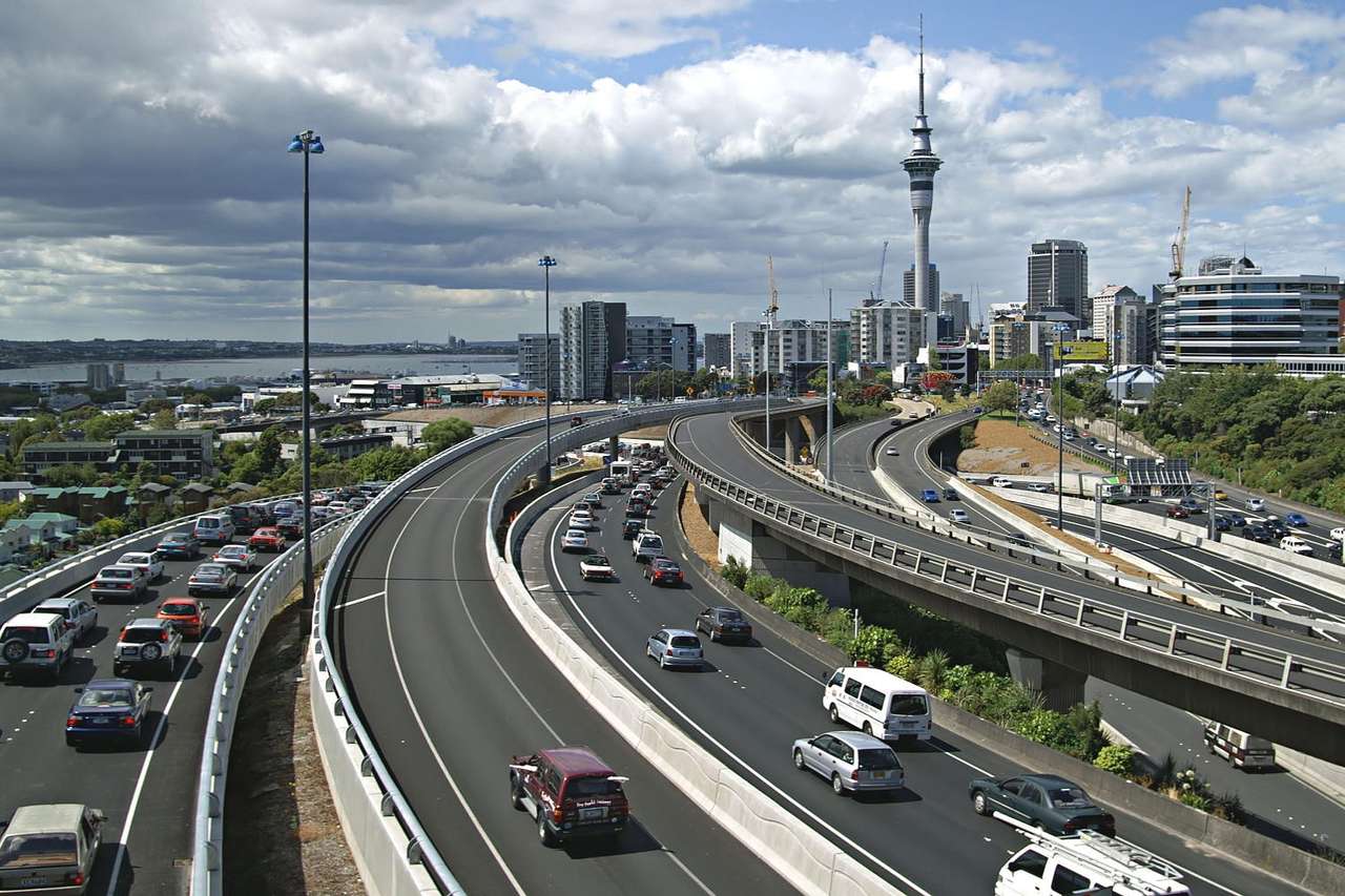 Horas punta en Auckland (Nueva Zelanda) rompecabezas en línea