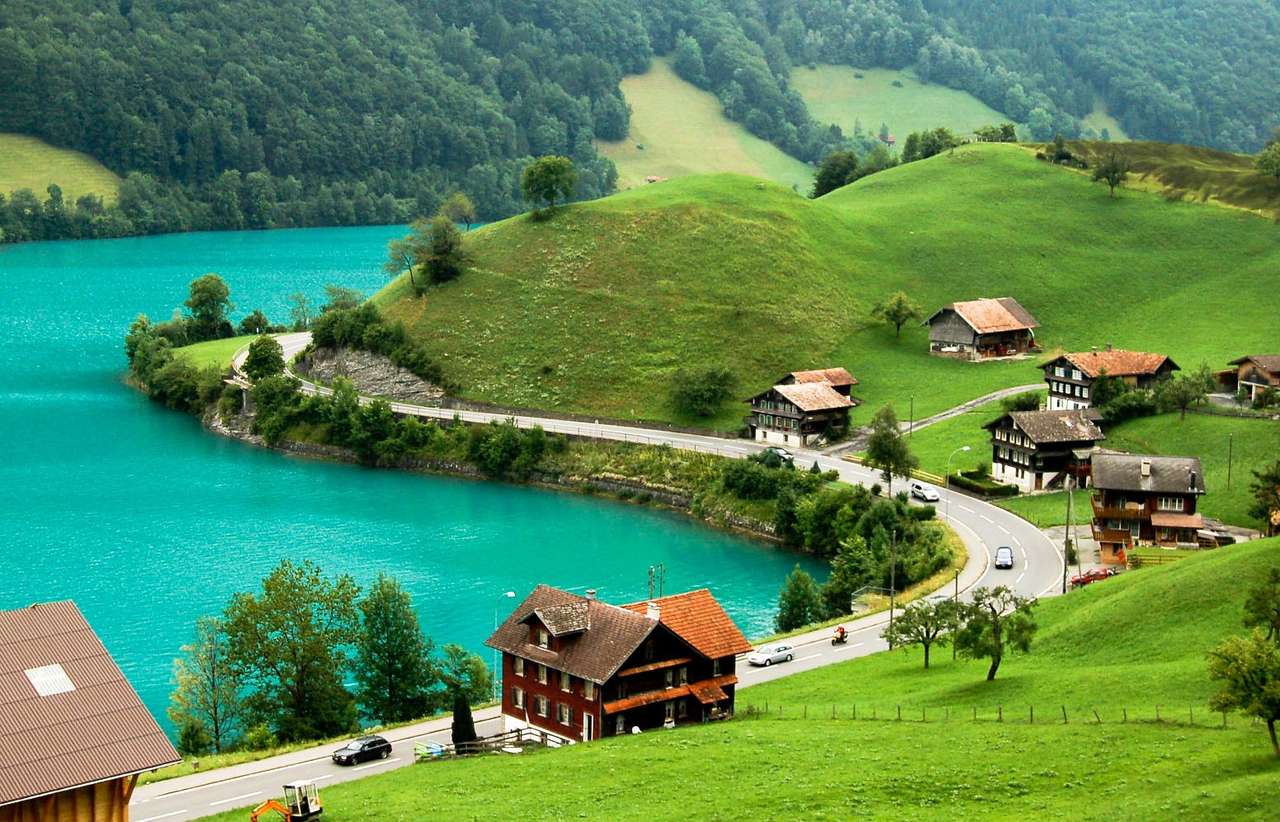 Lake Brienz (Schweiz) Pussel online