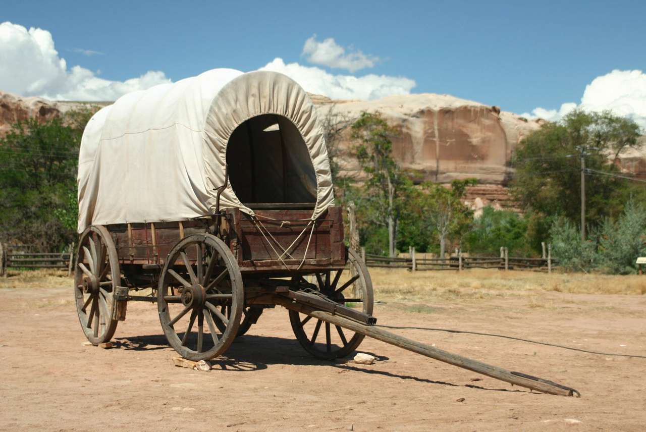 Covered Wagon online puzzle