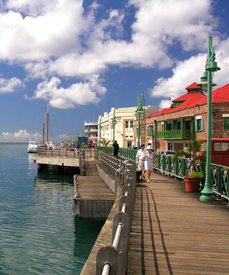 Promenade in Bridgetown (Barbados) Online-Puzzle