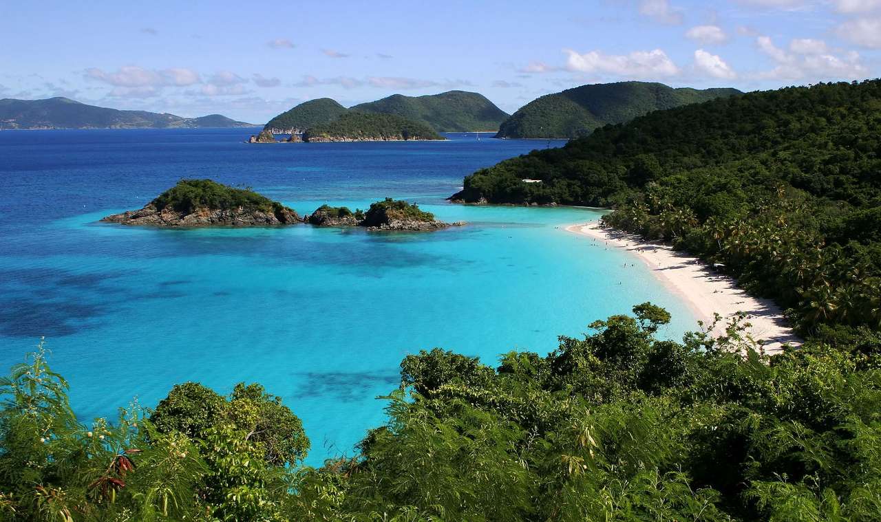 Tropische baai (Caribisch gebied) puzzel online van foto