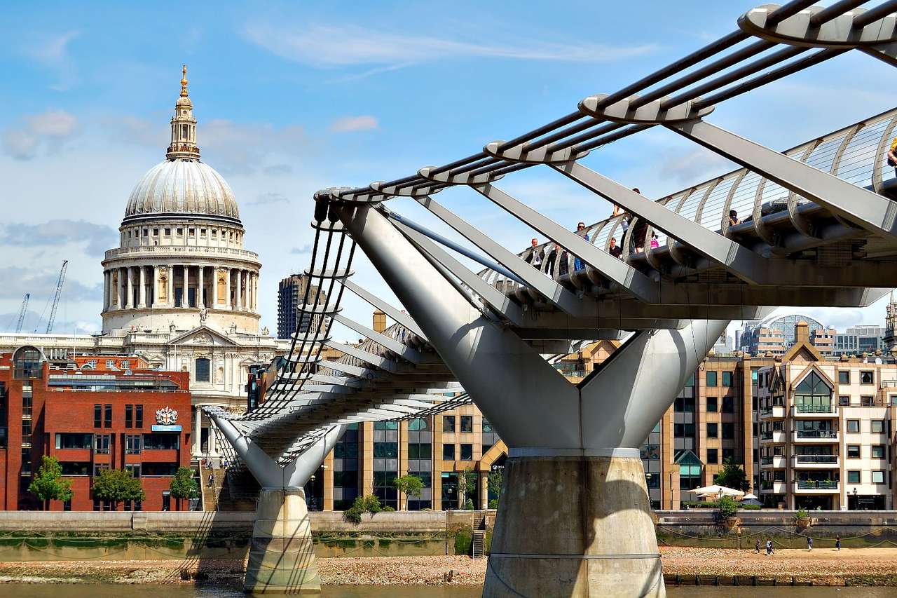 Millennium Bridge (Vereinigtes Königreich) Online-Puzzle