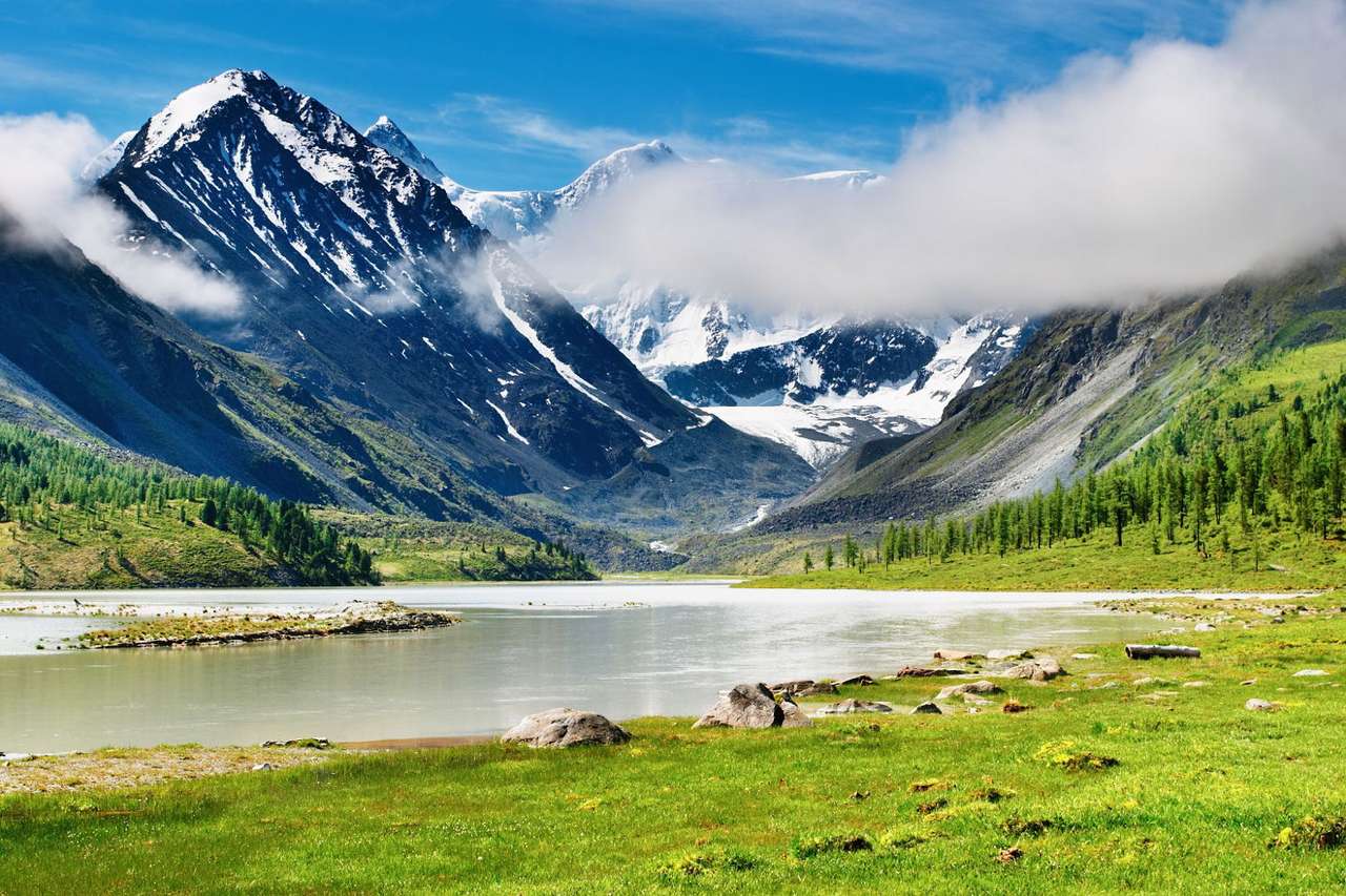 Планина Белуха (Русия) онлайн пъзел
