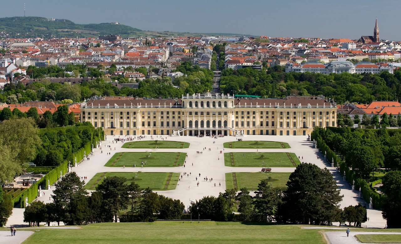 Schloss Schönbrunn (Österreich) Online-Puzzle vom Foto