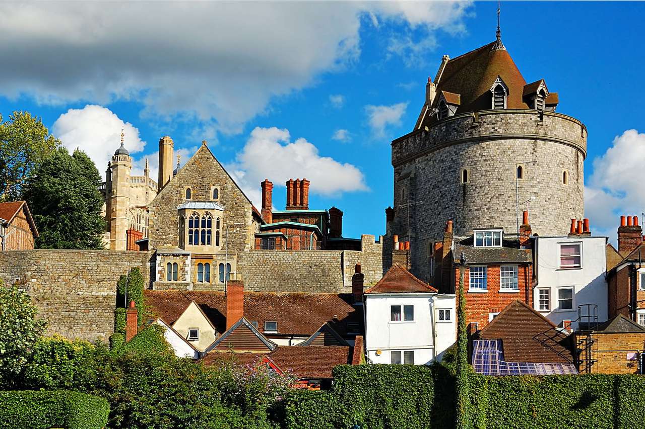 Királyi kastély Windsorban (Egyesült Királyság) puzzle online fotóról