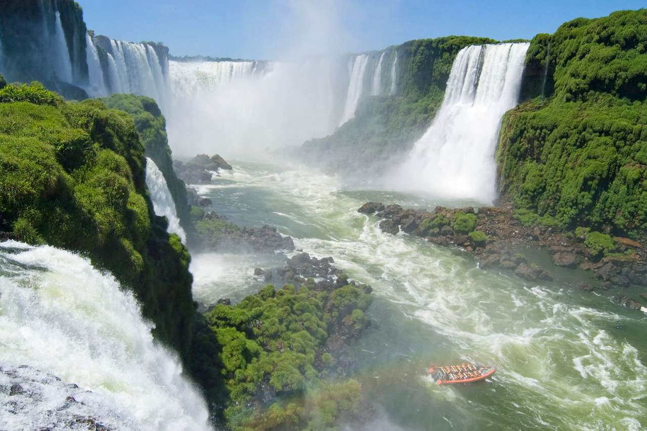 Iguazu vattenfall pussel online från foto