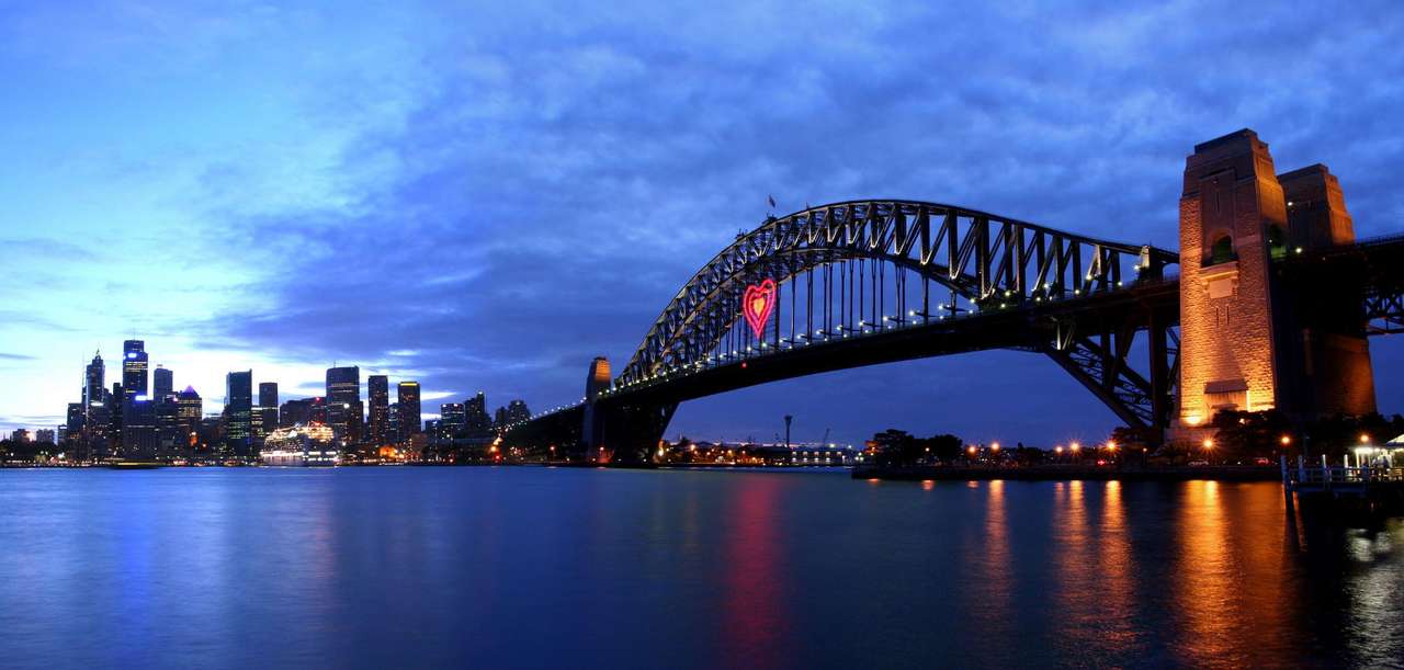 Utsikt i mitten av Sydney (Australien) pussel online från foto