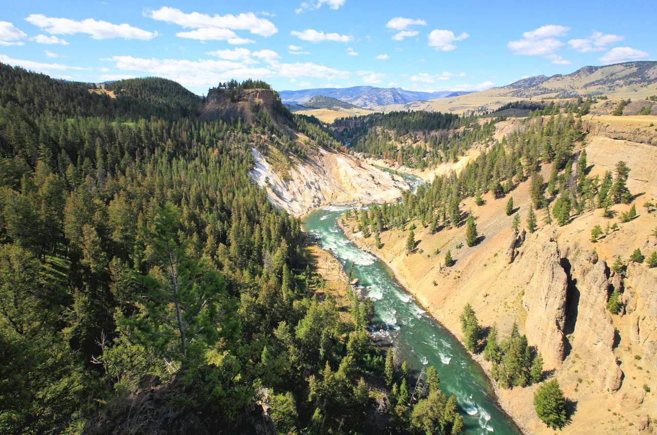 Río Yellowstone (Estados Unidos) rompecabezas en línea