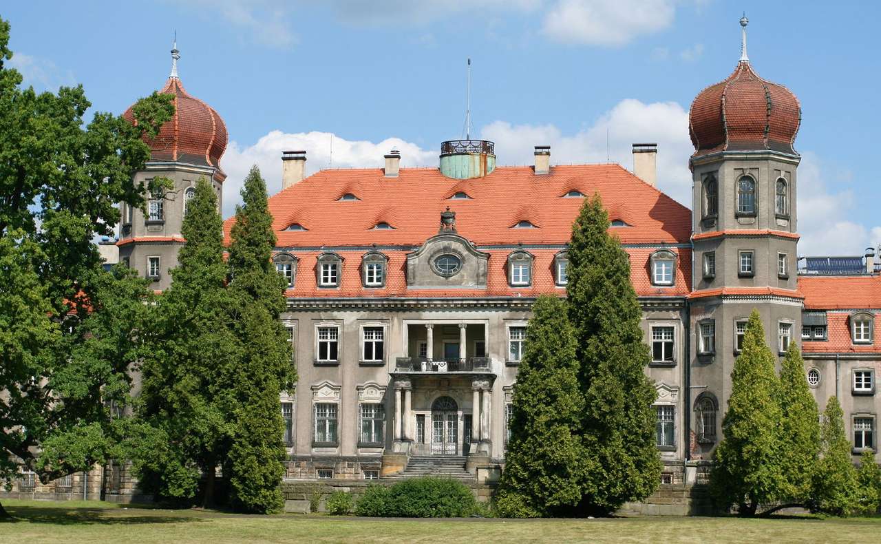 Palace in Brynek (Poland) online puzzle