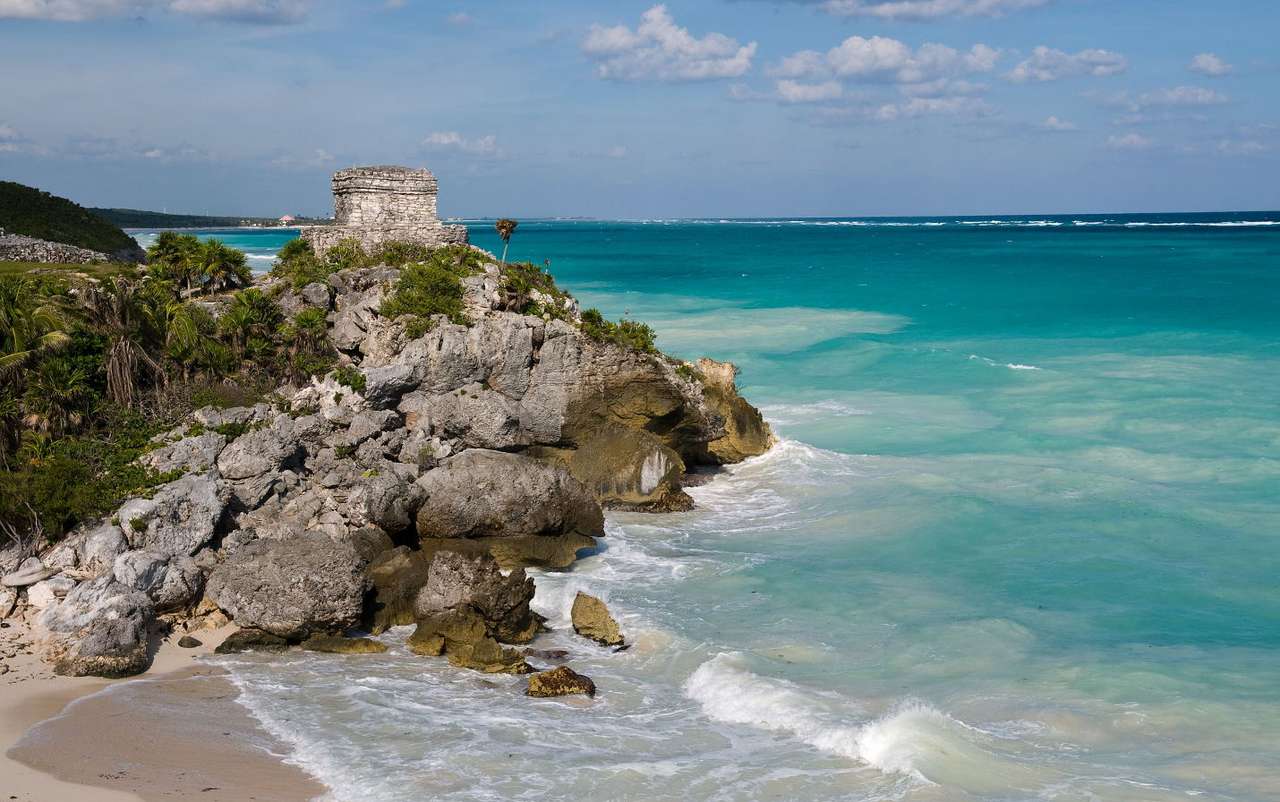 Maya Tower in Tulum (Mexico) online puzzle