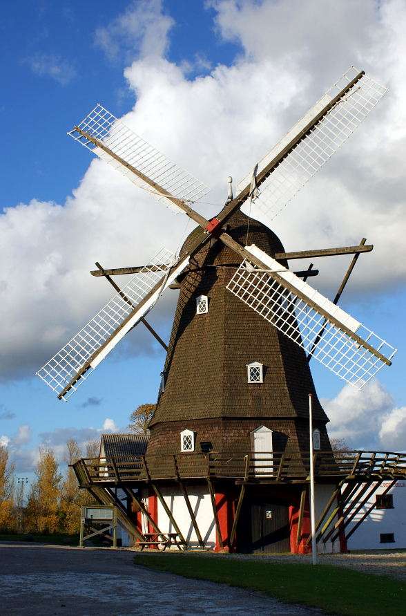 Norre Jernlose Mill (Danemarca) puzzle online din fotografie