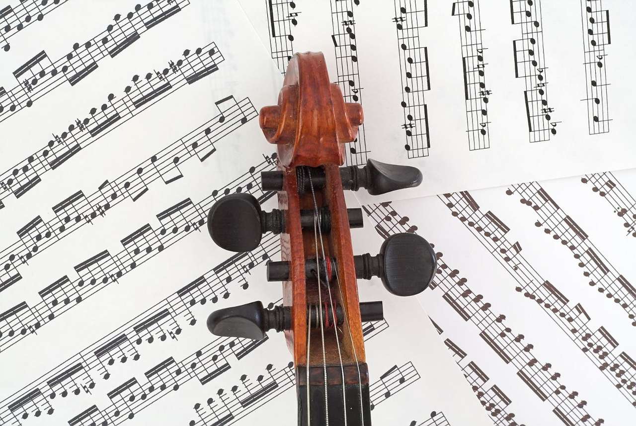 Klassisk musik pussel online från foto