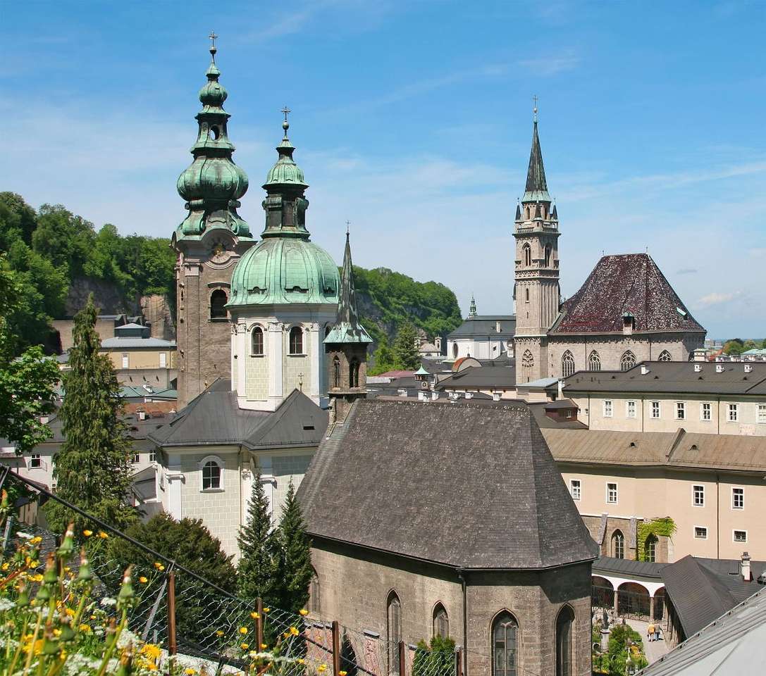 Panorama of Salzburg Centre (Austria) puzzle online from photo