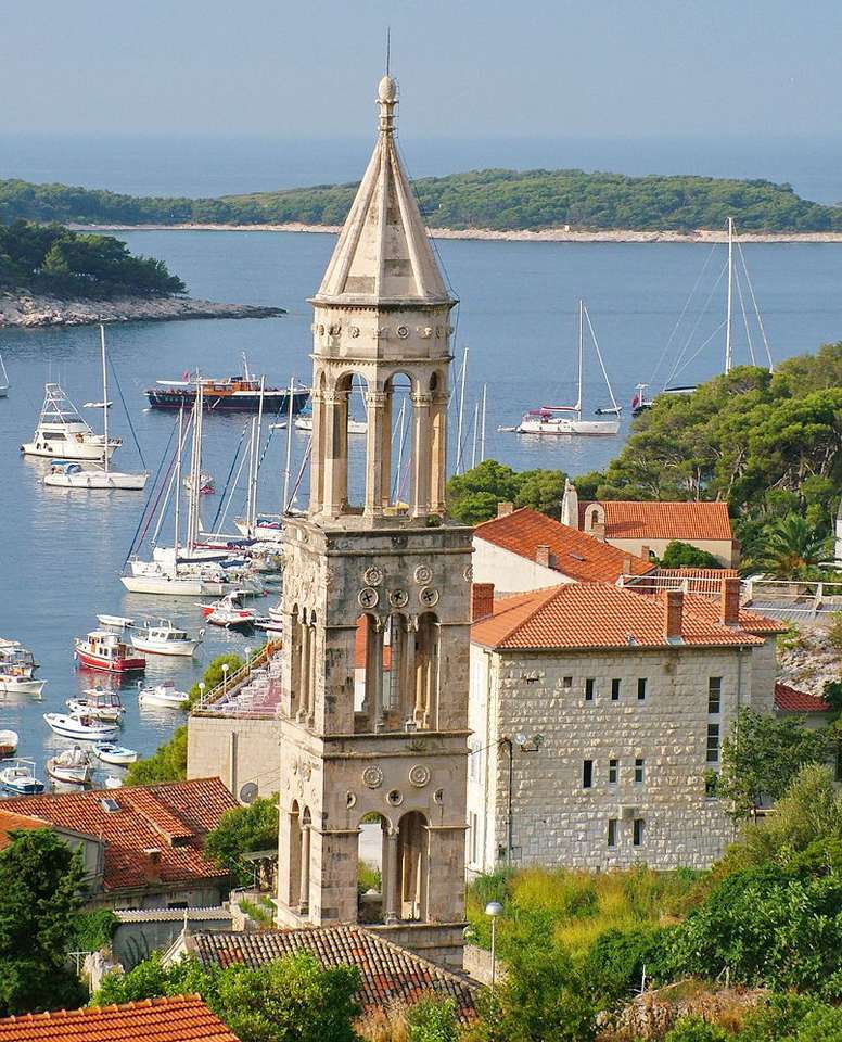 Νησί Χβάρ (Κροατία) παζλ online από φωτογραφία