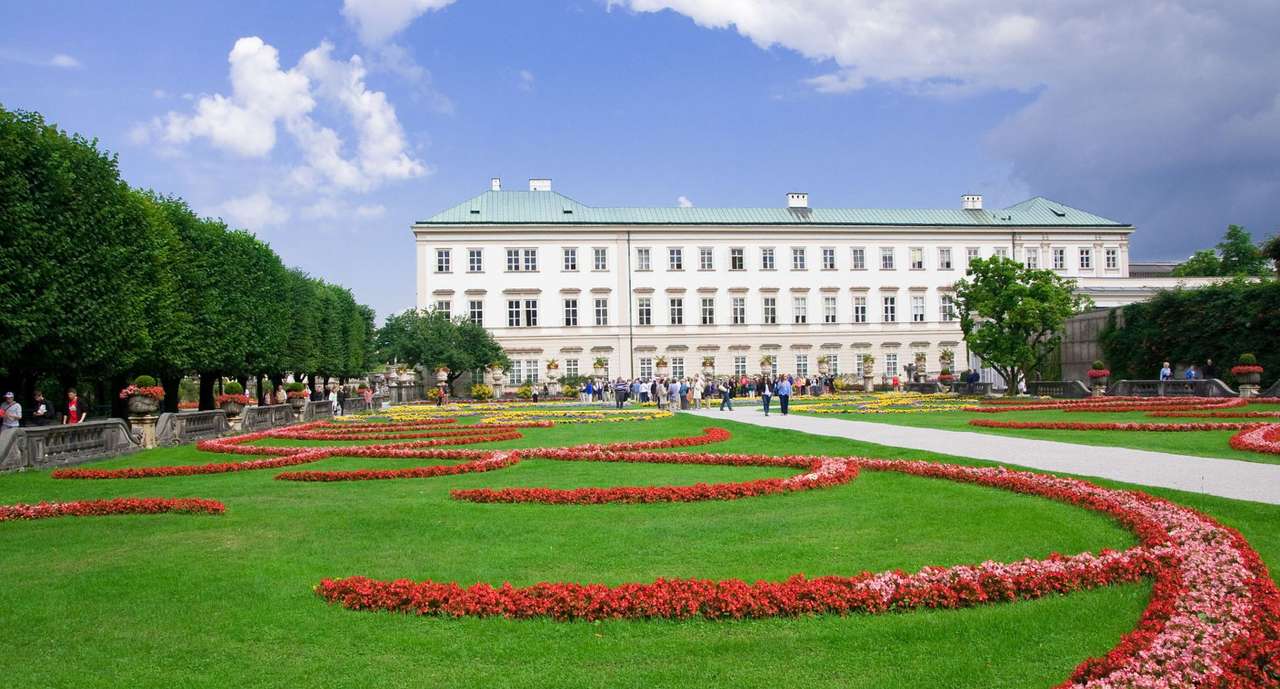 Jardim Mirabell em Salzburgo (Áustria) puzzle online a partir de fotografia