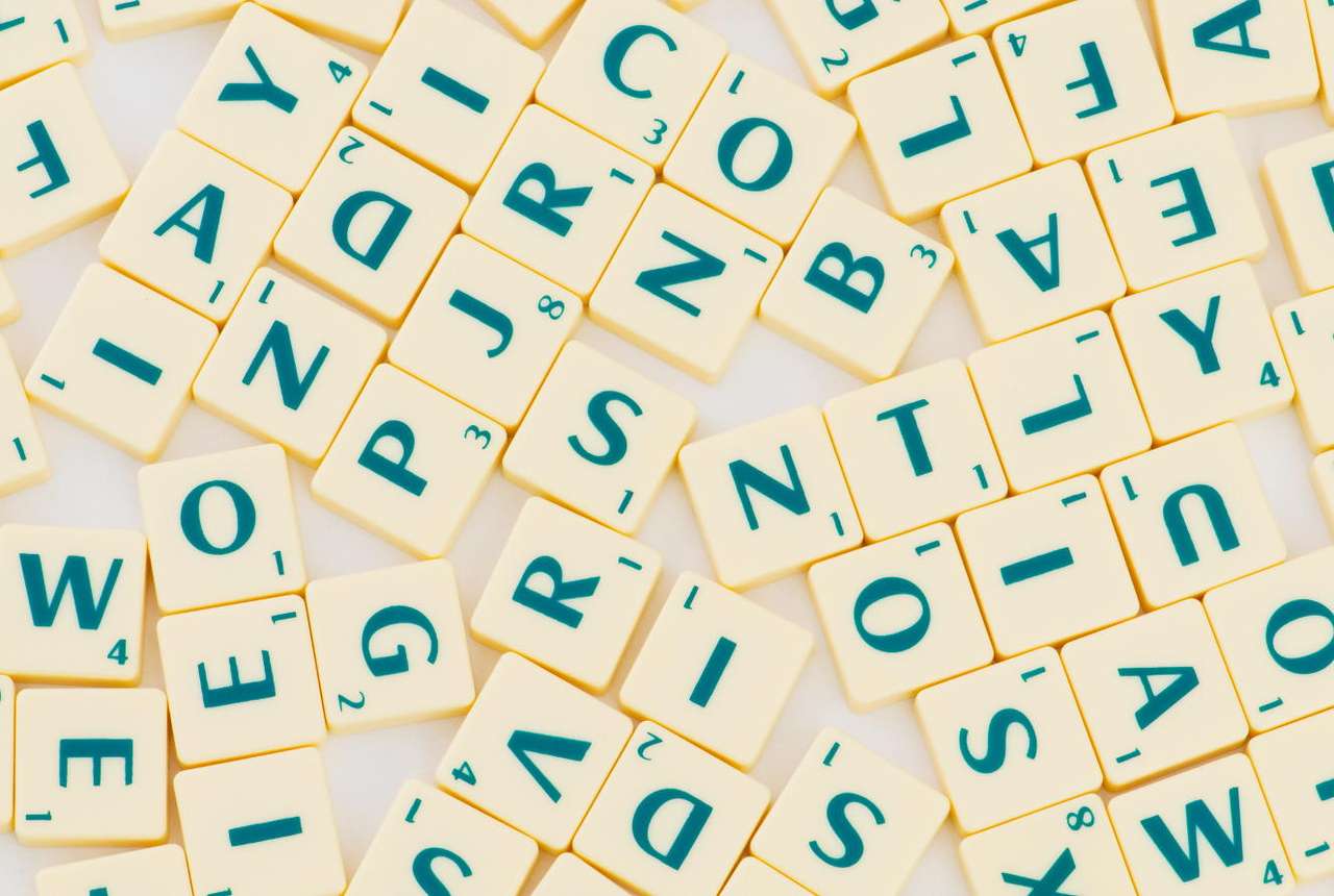 Scrabble betűk online rejtvény