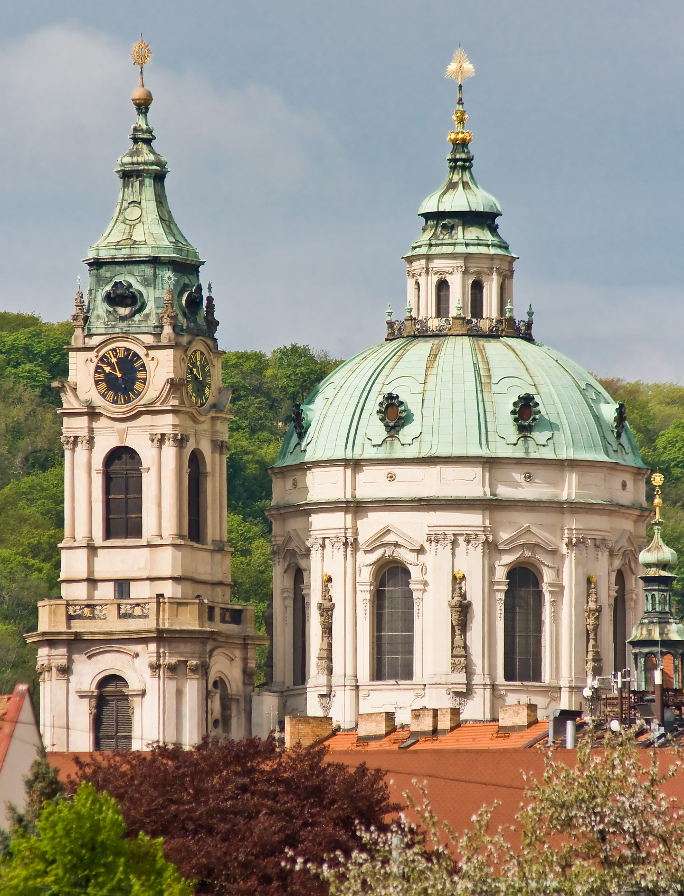 Église Saint Nicolas à Prague (République tchèque) puzzle en ligne
